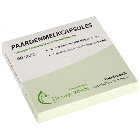 gevriesdroogde paardenmelk capsules paardenmelk